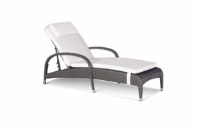 OHMM Fiesta Sun Lounger with Cushion