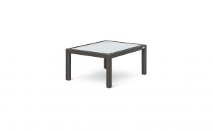 OHMM Outdoor Keywest Coffee Table Rectangular With Frosted Tempered Glass Insert