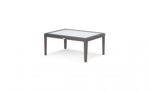 OHMM Outdoor Maximus Coffee Table Rectangular With Frosted Tempered Glass Insert