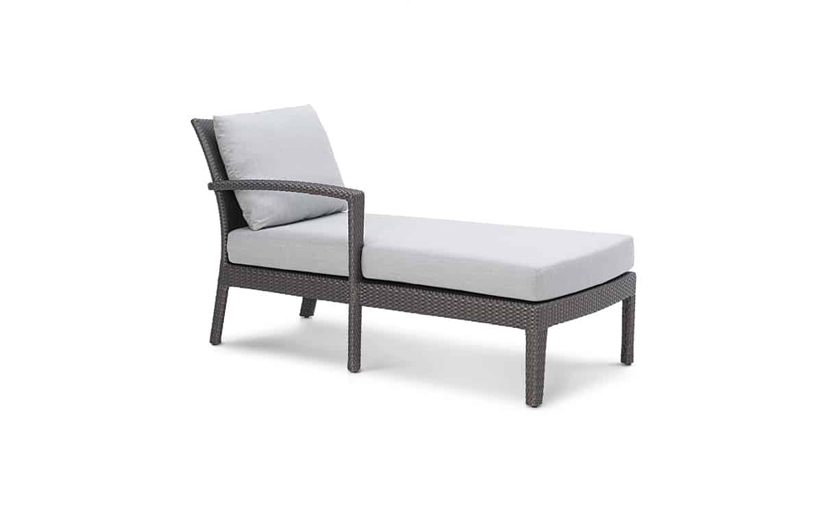 OHMM Outdoor Palm Chaise Longue Right With Cushions