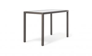 OHMM Outdoor Partu Bar Table 160x80cm With Frosted Tempered Glass Insert