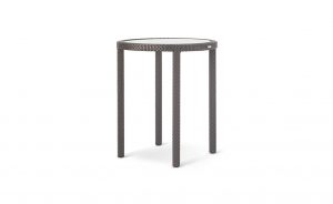 OHMM Outdoor Partu Bar Table 90cmDia With Frosted Tempered Glass Insert