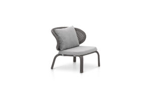OHMM Outdoor Calico Lounge Chair With Cushions