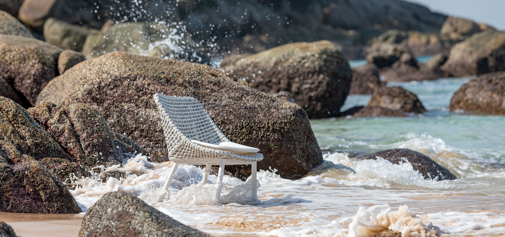 OHMM Siesta Collection Outdoor Side Chair